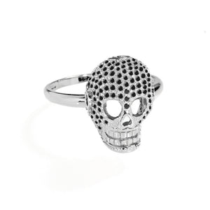 CALAVERA NEGRA (PLATA)