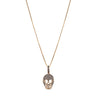 CALAVERA NEGRA COLLAR (DORADO)