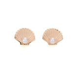 CONCHA DE MAR ARETES (DORADO)