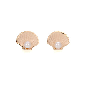 CONCHA DE MAR ARETES (DORADO)
