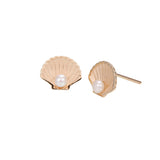 CONCHA DE MAR ARETES (DORADO)