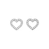 CORAZÓN ABIERTO ARETES (PLATA)