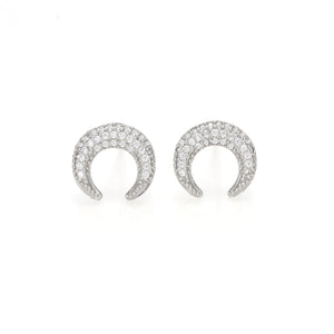 CUERNO DE LUNA ARETES (PLATA)