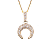 CUERNO DE LUNA COLLAR (DORADO)