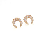 CUERNO DE LUNA ARETES (DORADO)