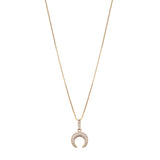 CUERNO DE LUNA COLLAR (DORADO)