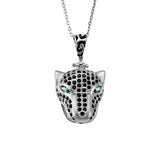 EL GRAN JAGUAR NEGRO COLLAR (PLATA)