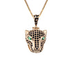 EL GRAN JAGUAR NEGRO COLLAR (DORADO)