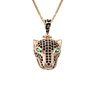 EL GRAN JAGUAR NEGRO COLLAR (DORADO)