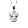 EL GRAN JAGUAR BLANCO COLLAR (PLATA)