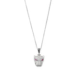 EL GRAN JAGUAR BLANCO COLLAR (PLATA)
