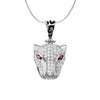 EL GRAN JAGUAR BLANCO COLLAR (PLATA)