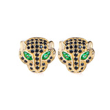 EL JAGUAR NEGRO ARETES (DORADO)