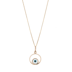 EL OJO COLLAR (DORADO)