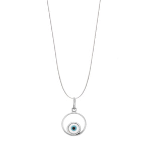 EL OJO COLLAR (PLATA)