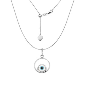 EL OJO COLLAR (PLATA)