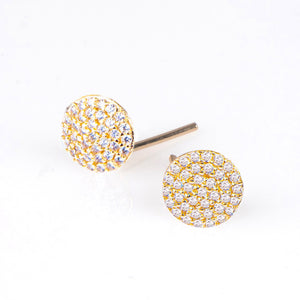 GLITTER BOMB ARETES (DORADO)