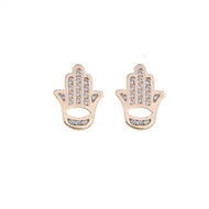 LA MANO BLANCA ARETES (DORADO)