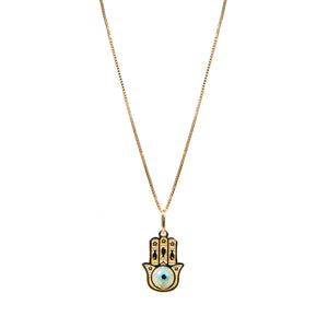 LA MANO DE LA SUERTE COLLAR (DORADO)
