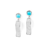 LA ONDA AZUL ARETES (PLATA)