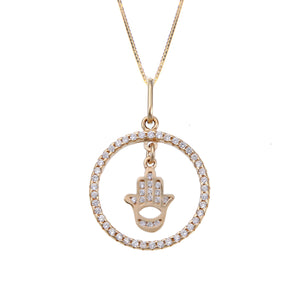 LA PROTECCION DE HAMSA (DORADO)