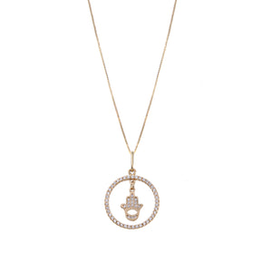 LA PROTECCION DE HAMSA (DORADO)