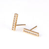 LINGOTE DE PLATA ARETES (DORADO)