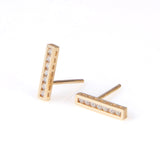 LINGOTE DE PLATA ARETES (DORADO)