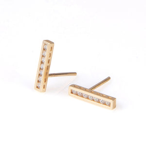 LINGOTE DE PLATA ARETES (DORADO)