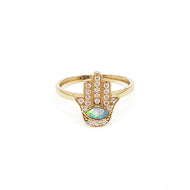 MANO DE OPALO (DORADO)