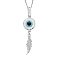 OJO DE MAAT COLLAR (PLATA)