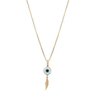 OJO DE MAAT COLLAR (DORADO)
