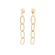 ARETES ESLABONES DORADOS