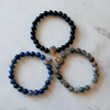 CALAVERA LAPISLAZULI (PULSERA HOMBRE)