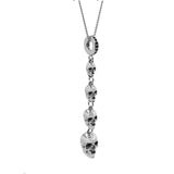 COLLAR SKULL TIE (PLATA)
