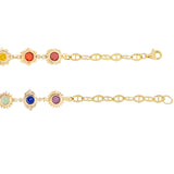 CHAKRAS CHICO PULSERA (DORADO)