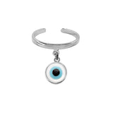 MIDI EVIL EYE PLATEADO