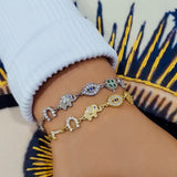 LUCKY PULSERA PLATEADA