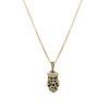 COLLAR LEOPARDO DORADO