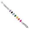 PULSERA CHAKRAS MARQUIZ PLATEADO