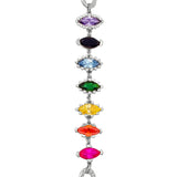 PULSERA CHAKRAS MARQUIZ PLATEADO