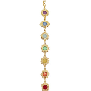 CHAKRAS CHICO PULSERA (DORADO)