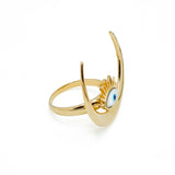 ANILLO SOL & LUNA (DORADO)